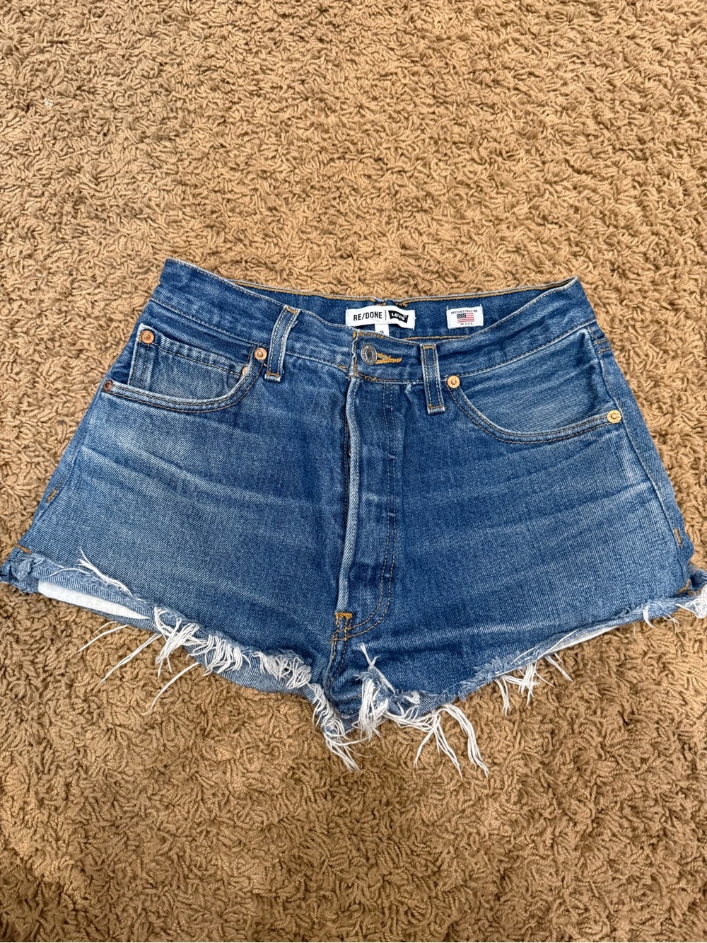Levi’s Re/Done collab Jean shorts